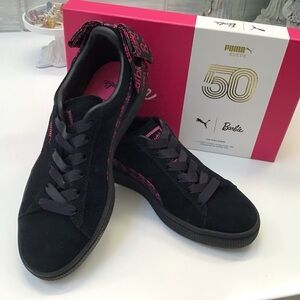 Puma Suede 💕 Barbie 50 Anniversary Black Trainers